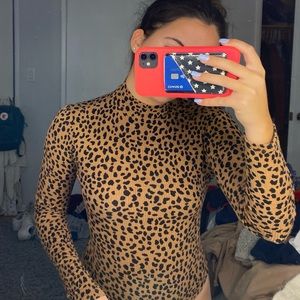 Forever 21 Cheetaah Bodysuit